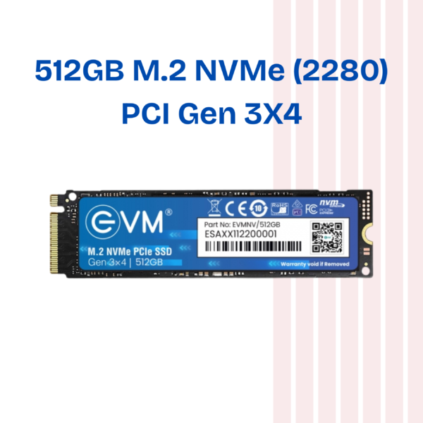 Evm 512GB M.2 NVMe PCIe SSD - Image 2