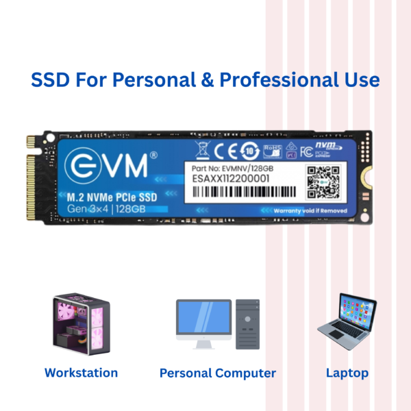 Evm 128GB M.2 NVMe PCIe SSD - Image 3