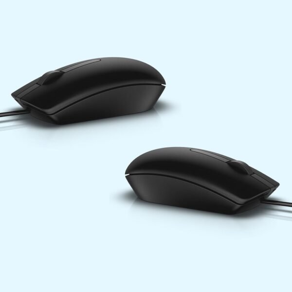 Dell MS116 Wired Optical Mouse, 1000DPI, LED Tracking, Scrolling Wheel, Plug and Play - Image 3