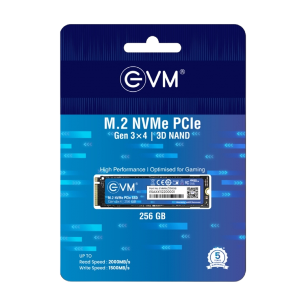 Evm 256GB M.2 NVMe PCIe SSD