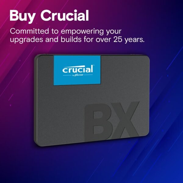 Crucial BX500 500GB 3D NAND SATA 2.5-inch SSD - Image 7