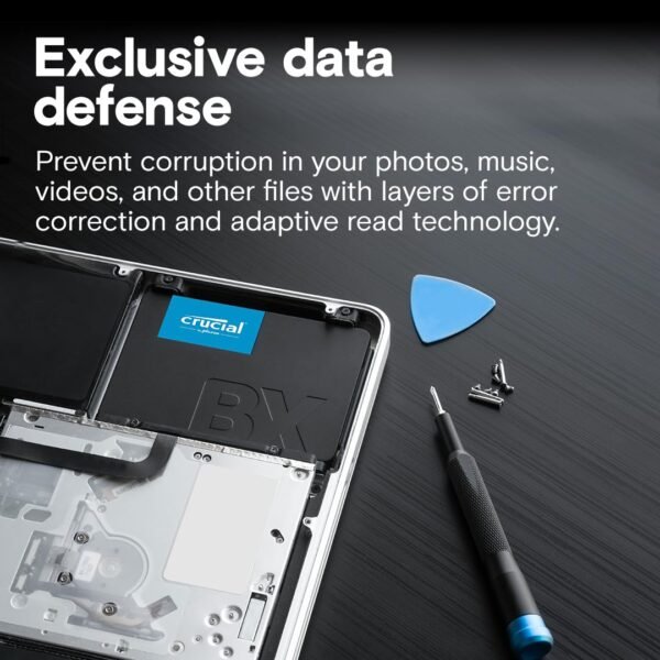 Crucial BX500 500GB 3D NAND SATA 2.5-inch SSD - Image 2