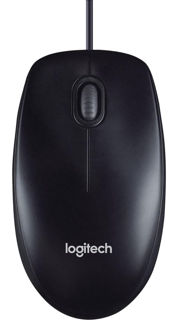 Logitech M90 Wired USB Mouse, 3 yr Warranty, 1000 DPI Optical Tracking, Ambidextrous PC/Mac/Laptop - Black - Image 2