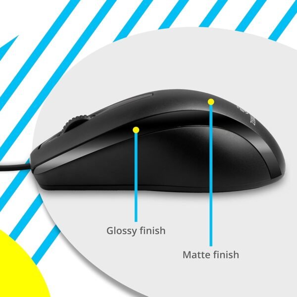 Zebronics Zeb-Alex Wired USB Optical Mouse with 3 Buttons - Image 4