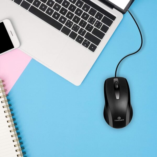 Zebronics Zeb-Alex Wired USB Optical Mouse with 3 Buttons - Image 7