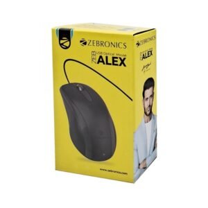 Zebronics Zeb-Alex Wired USB Optical Mouse with 3 Buttons